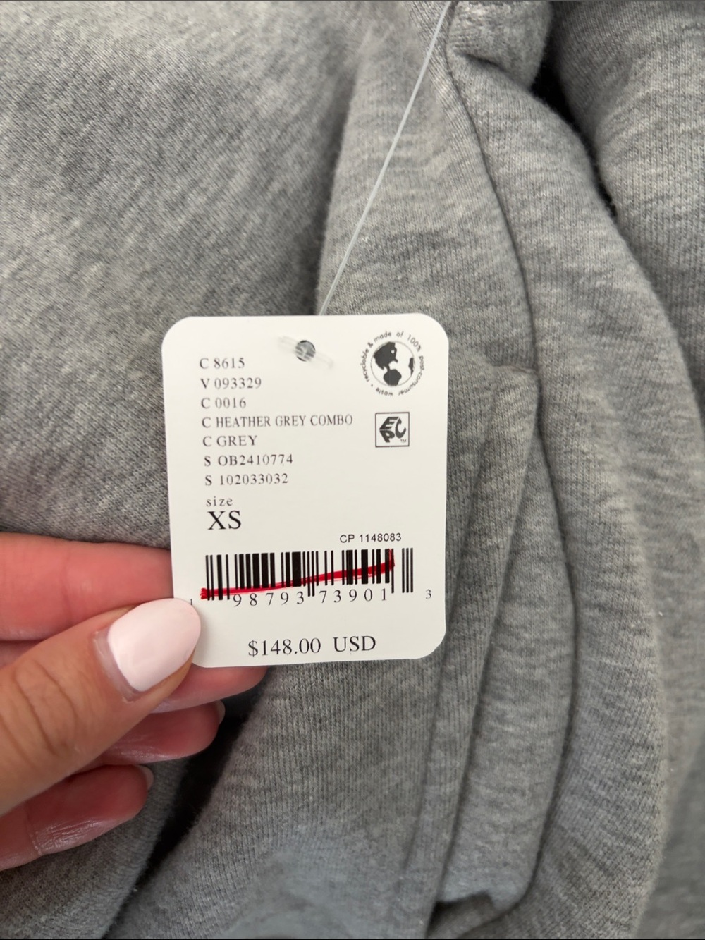 Women's FP Movement On Your Mark Logo Mock Neck Sweatshirt new with tags - Picture 10 of 10